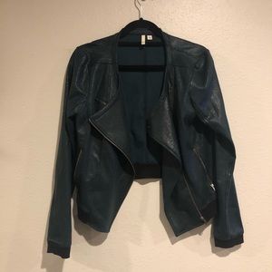 Frenchi (Nordstrom) Green Jacket with Zippers